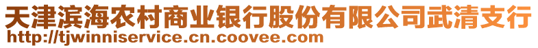 天津?yàn)I海農(nóng)村商業(yè)銀行股份有限公司武清支行