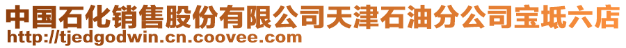 中國(guó)石化銷售股份有限公司天津石油分公司寶坻六店