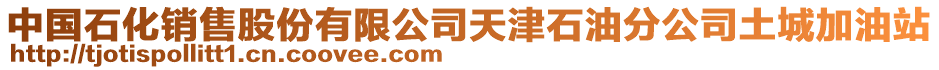 中國(guó)石化銷(xiāo)售股份有限公司天津石油分公司土城加油站