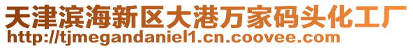 天津?yàn)I海新區(qū)大港萬(wàn)家碼頭化工廠