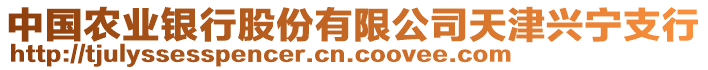 中国农业银行股份有限公司天津兴宁支行