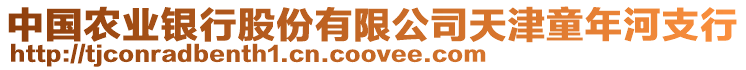 中國農(nóng)業(yè)銀行股份有限公司天津童年河支行