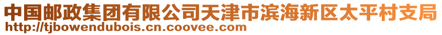 中國郵政集團有限公司天津市濱海新區(qū)太平村支局