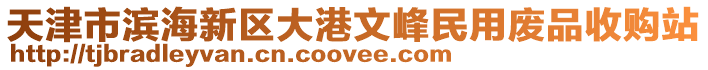 天津市濱海新區(qū)大港文峰民用廢品收購(gòu)站