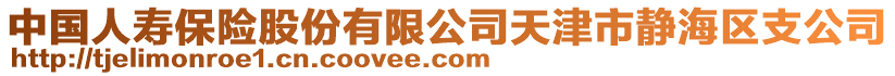 中國(guó)人壽保險(xiǎn)股份有限公司天津市靜海區(qū)支公司