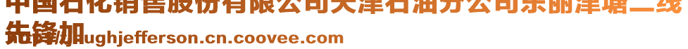 中國(guó)石化銷售股份有限公司天津石油分公司東麗津塘二線
先鋒加