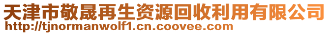 天津市敬晟再生資源回收利用有限公司