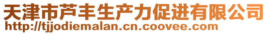 天津市蘆豐生產(chǎn)力促進有限公司