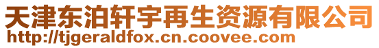 天津東泊軒宇再生資源有限公司