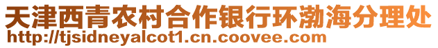 天津西青農村合作銀行環渤海分理處