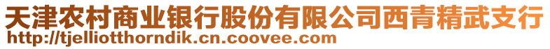 天津農村商業(yè)銀行股份有限公司西青精武支行