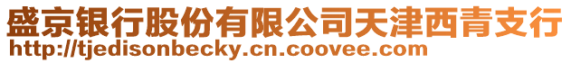 盛京銀行股份有限公司天津西青支行