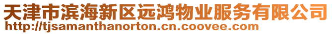 天津市濱海新區(qū)遠(yuǎn)鴻物業(yè)服務(wù)有限公司