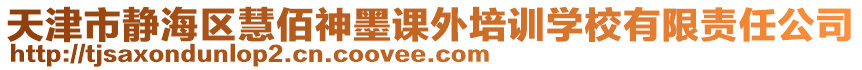 天津市靜海區(qū)慧佰神墨課外培訓(xùn)學(xué)校有限責(zé)任公司