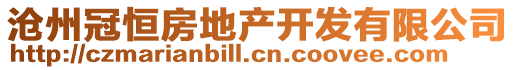 滄州冠恒房地產(chǎn)開發(fā)有限公司