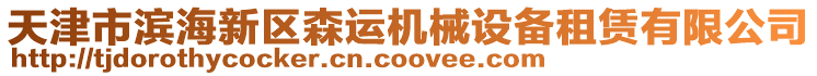 天津市濱海新區(qū)森運(yùn)機(jī)械設(shè)備租賃有限公司