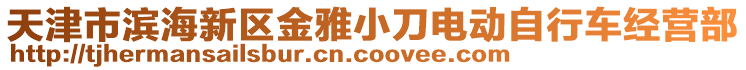 天津市濱海新區(qū)金雅小刀電動自行車經(jīng)營部