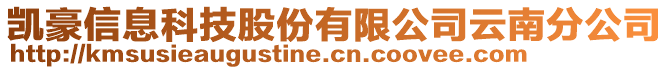 凱豪信息科技股份有限公司云南分公司