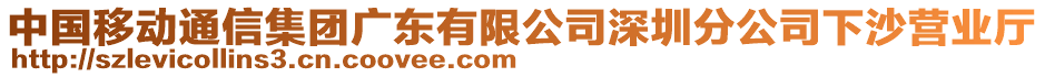 中國移動通信集團廣東有限公司深圳分公司下沙營業廳