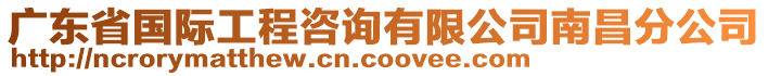 廣東省國際工程咨詢有限公司南昌分公司