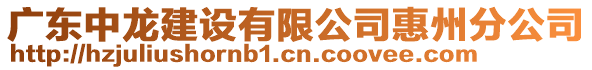 广东中龙建设有限公司惠州分公司
