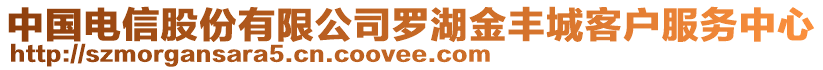 中國電信股份有限公司羅湖金豐城客戶服務(wù)中心