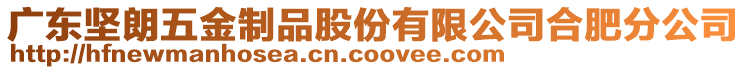 廣東堅朗五金制品股份有限公司合肥分公司