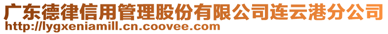 廣東德律信用管理股份有限公司連云港分公司