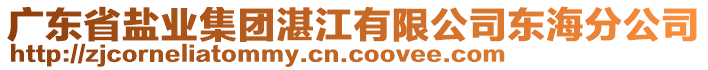 廣東省鹽業(yè)集團(tuán)湛江有限公司東海分公司