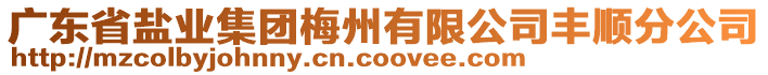 廣東省鹽業(yè)集團梅州有限公司豐順分公司