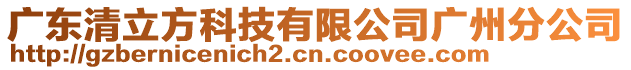 廣東清立方科技有限公司廣州分公司