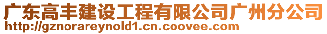 廣東高豐建設工程有限公司廣州分公司