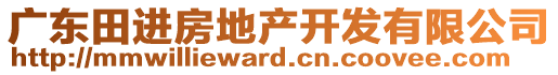 廣東田進(jìn)房地產(chǎn)開發(fā)有限公司