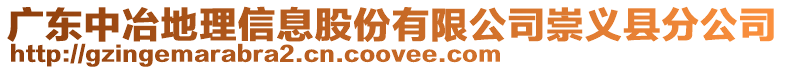 廣東中冶地理信息股份有限公司崇義縣分公司