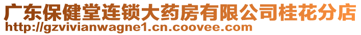 廣東保健堂連鎖大藥房有限公司桂花分店