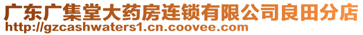 廣東廣集堂大藥房連鎖有限公司良田分店