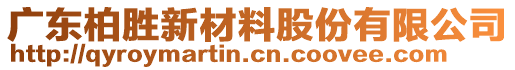 廣東柏勝新材料股份有限公司