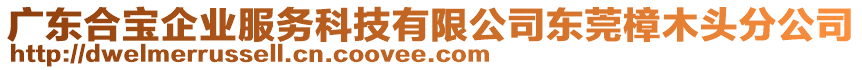 廣東合寶企業(yè)服務(wù)科技有限公司東莞樟木頭分公司