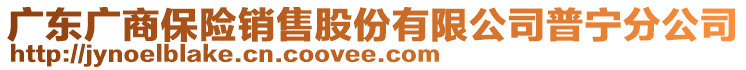 廣東廣商保險(xiǎn)銷售股份有限公司普寧分公司
