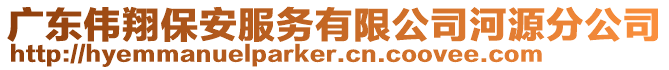 廣東偉翔保安服務有限公司河源分公司