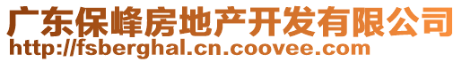 廣東保峰房地產(chǎn)開發(fā)有限公司