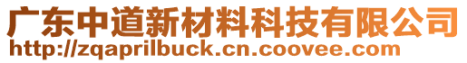 廣東中道新材料科技有限公司