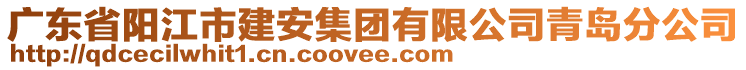 廣東省陽江市建安集團有限公司青島分公司