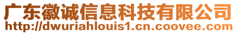 廣東徽誠信息科技有限公司
