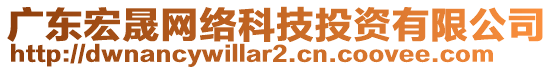 廣東宏晟網(wǎng)絡(luò)科技投資有限公司