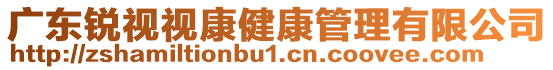 廣東銳視視康健康管理有限公司