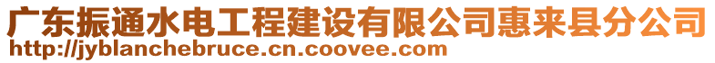 廣東振通水電工程建設(shè)有限公司惠來(lái)縣分公司