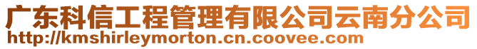 廣東科信工程管理有限公司云南分公司