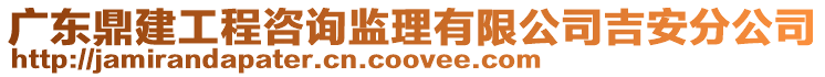 廣東鼎建工程咨詢監(jiān)理有限公司吉安分公司