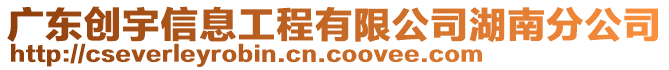 廣東創(chuàng)宇信息工程有限公司湖南分公司